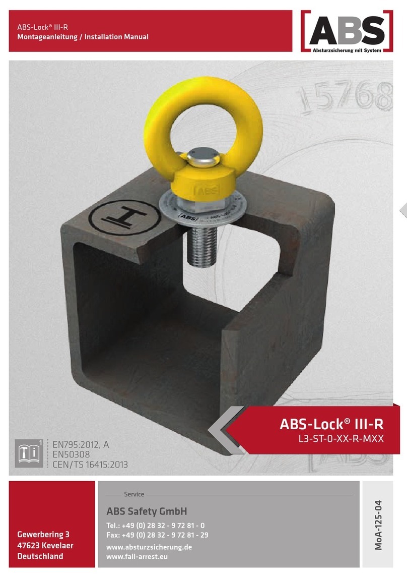 ABS Safety ABS-Lock III-R Series User manual