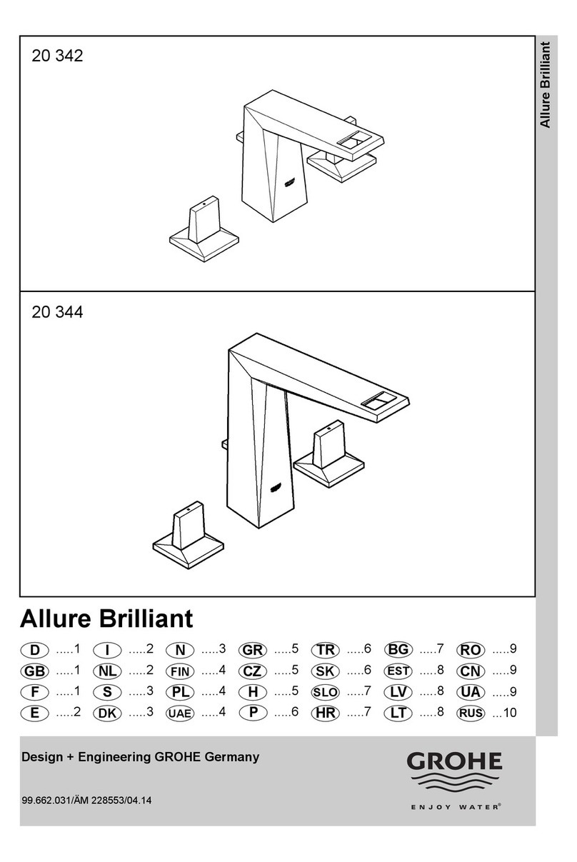 Grohe Allure Brilliant 20 342 manual Grohe Allure Brilliant 20 342 manual