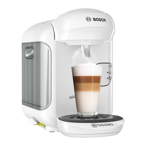 Bosch TASSIMO vivy 2 TAS 140 Series User manual