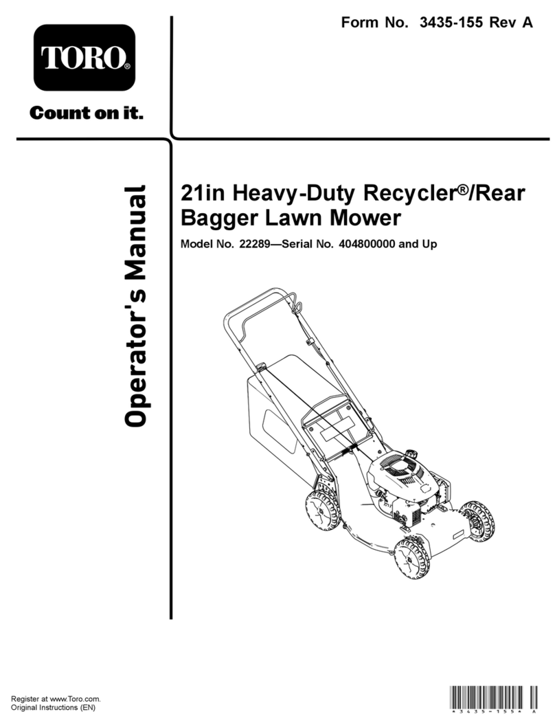 Toro 22289 Operator's manual