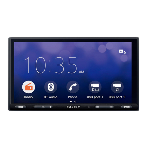 Sony XAV-AX5500 User manual