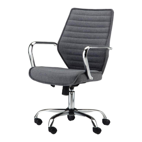 Simpli Home Wyndenhall Brooklyn + Max SWIVEL OFFICE CHAIR... User manual