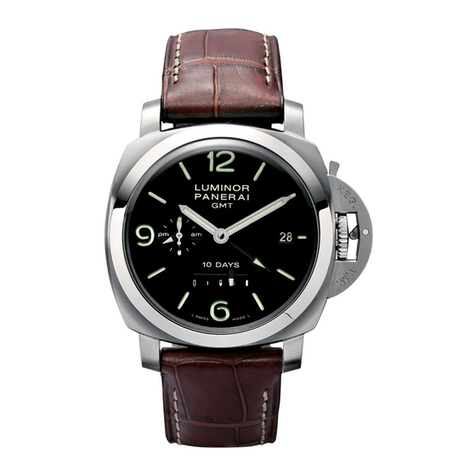 Panerai LUMINOR 1950 10 DAYS GMT AUTOMATIC instructions