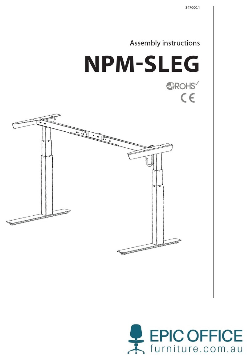 Epic Office Furniture NPM-SLEG User manual Epic Office Furniture NPM-SLEG User manual