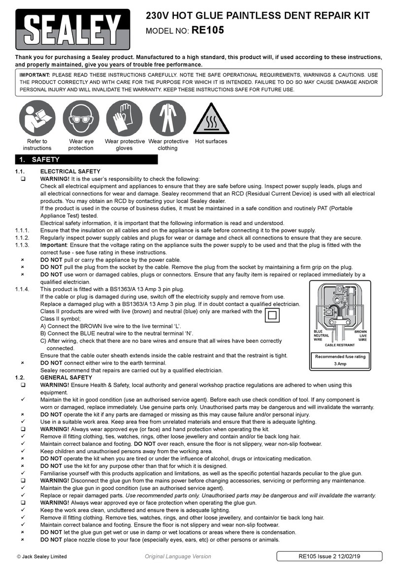 Sealey RE105 User manual