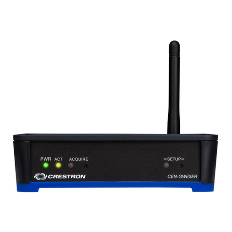 Crestron CENI-GWEXER User manual