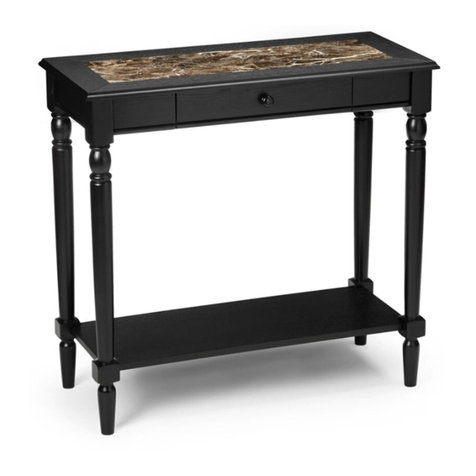 convenience concepts French Country Foyer Table M6042189 User manual convenience concepts French Country Foyer Table M6042189 User manual