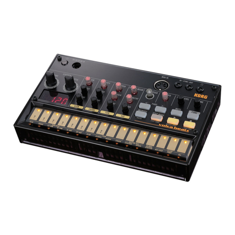 Korg Volca Beats Use and care manual