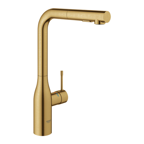 Grohe ESSENCE FOOT CONTROL 30 311 installation instructions