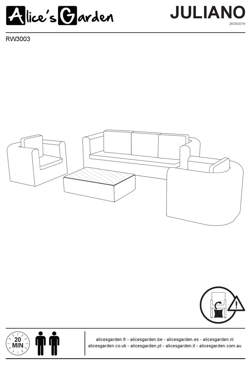Alice's Garden JULIANO RW3003 manual
