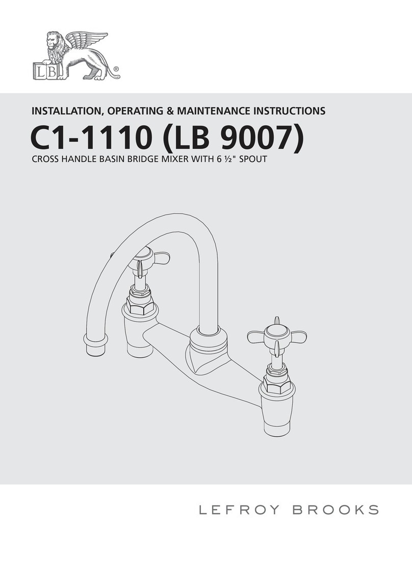 Lefroy Brooks C1-1110 Assembly instructions
