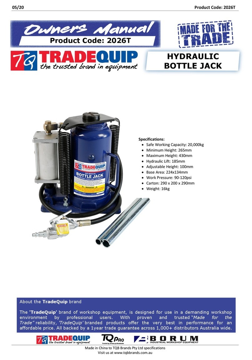 TradeQuip 2026T User manual