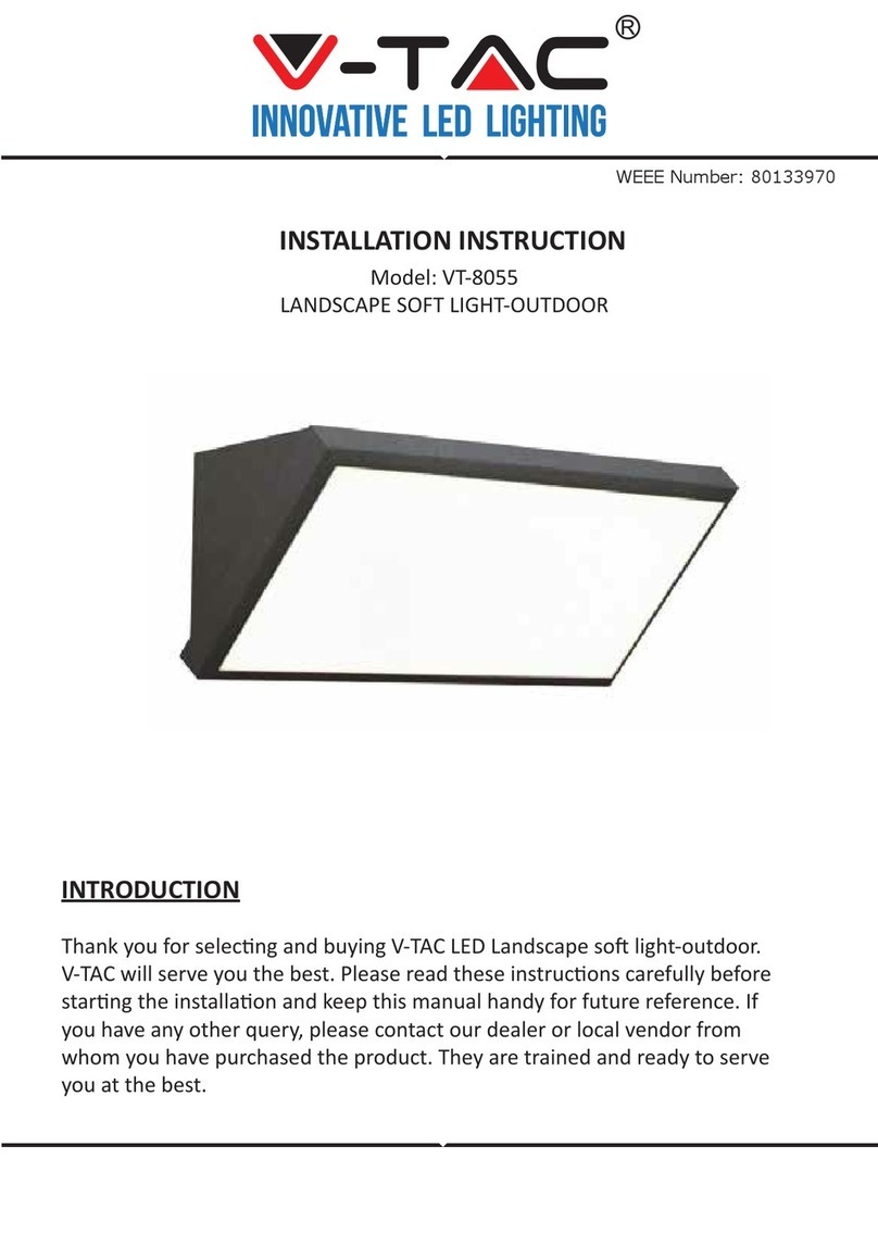 V-TAC VT-8055 Installation instruction