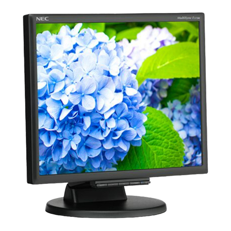 NEC MultiSync E172M User manual
