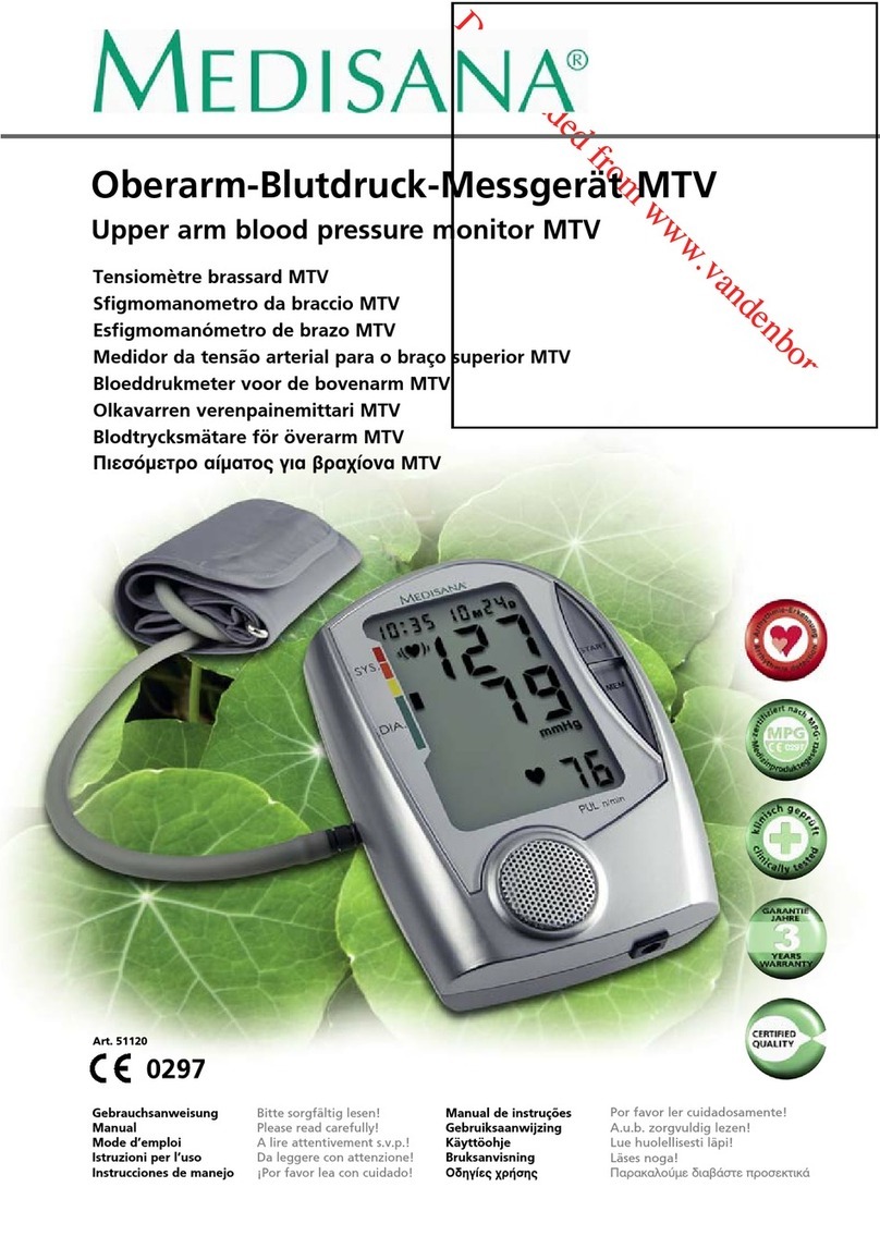 Medisana MTV manual