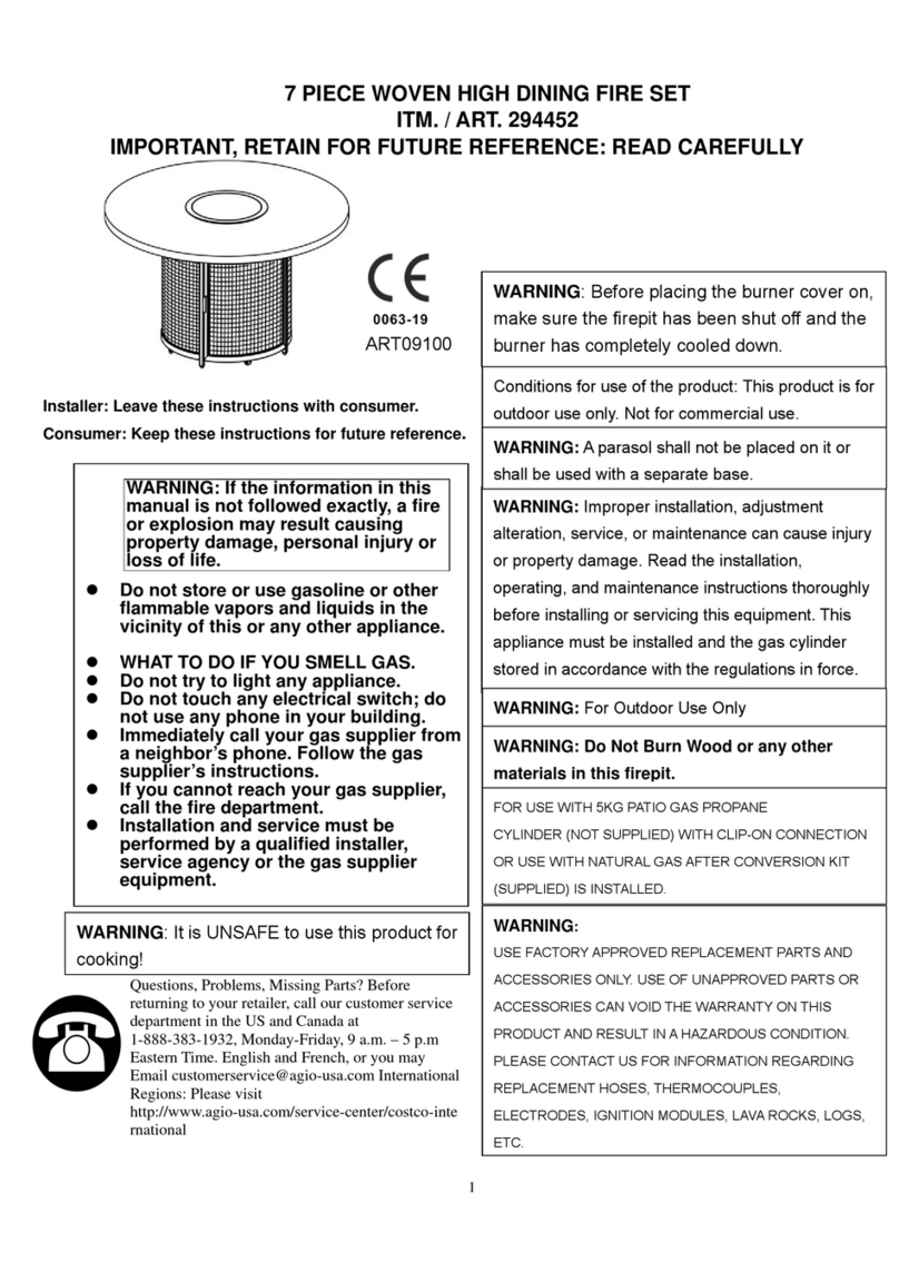 Agio 294452 User manual