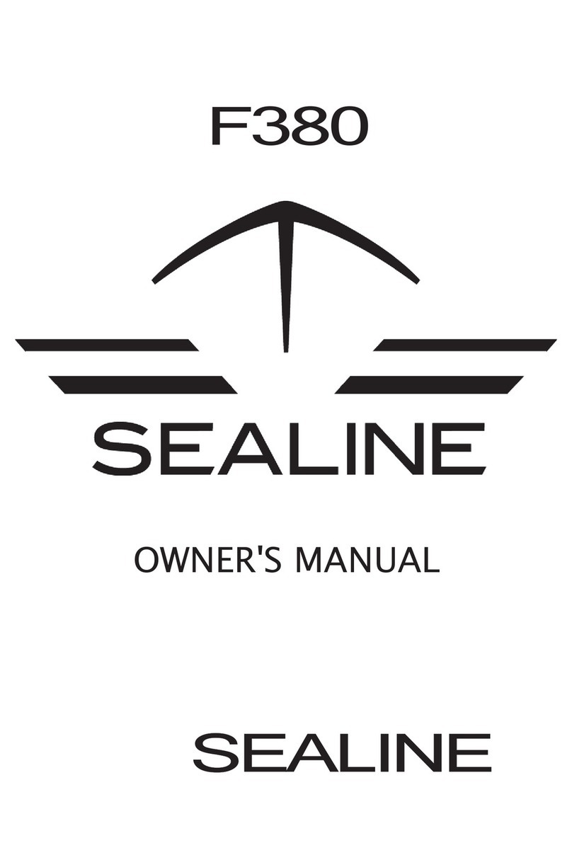 SEALINE F380 owner's manual