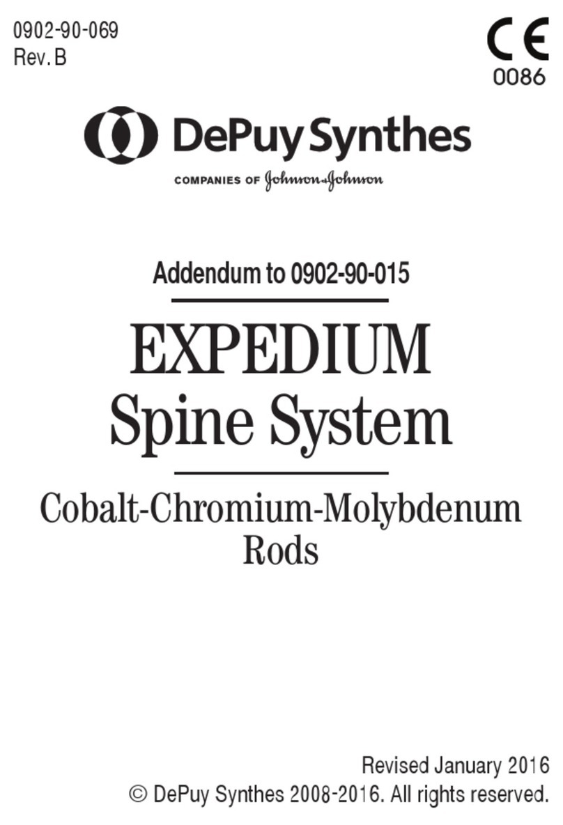 Johnson & Johnson DePuy Synthes EXPEDIUM Spine System manual Johnson & Johnson DePuy Synthes EXPEDIUM Spine System manual