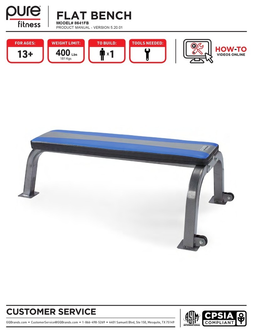 Pure Fitness 8641FB product manual
