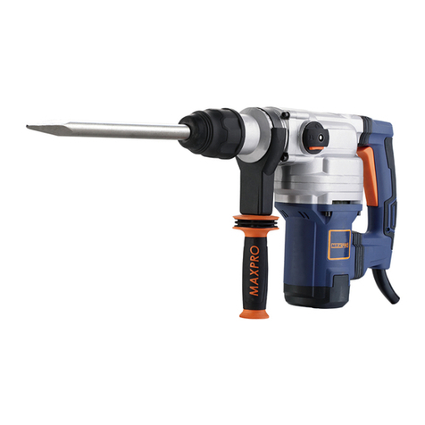 MaxPro PROFESSIONAL MPRH1200/38V manual