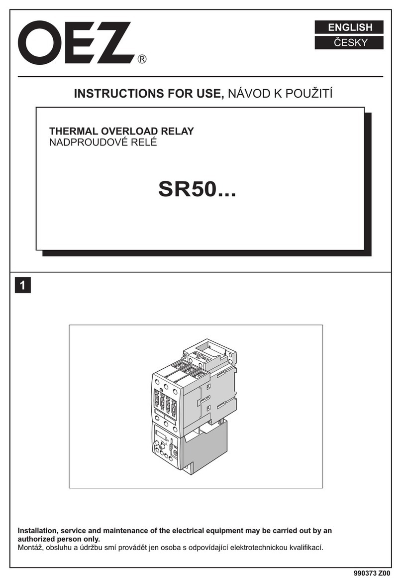 OEZ SR50 Series User manual