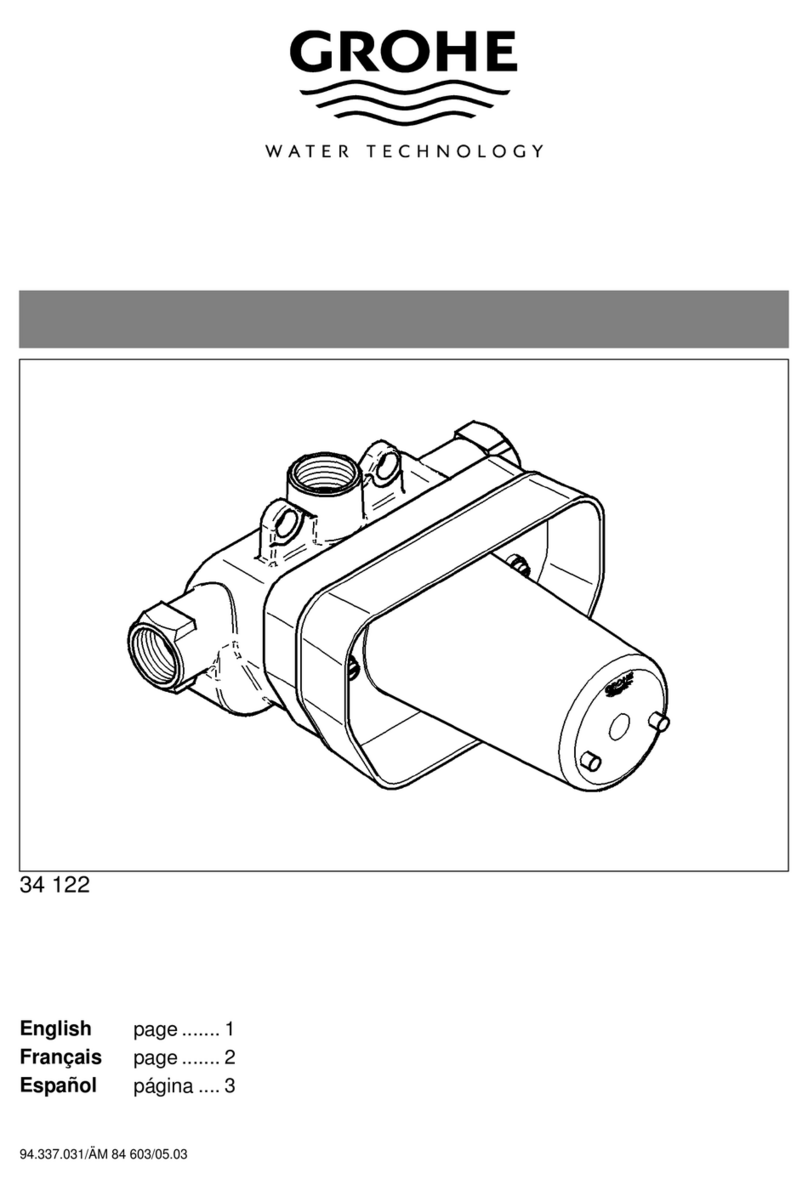 Grohe 34 122 quick start guide