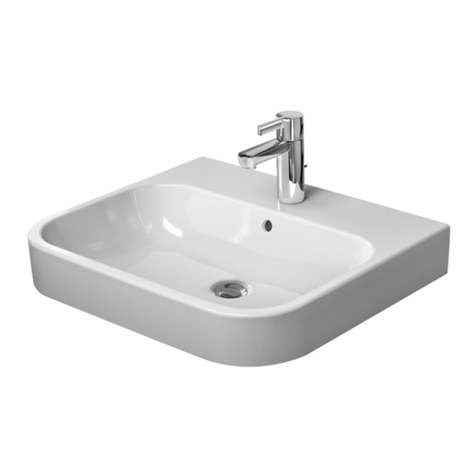 DURAVIT Happy D.2 23186000 Series User manual DURAVIT Happy D.2 23186000 Series User manual