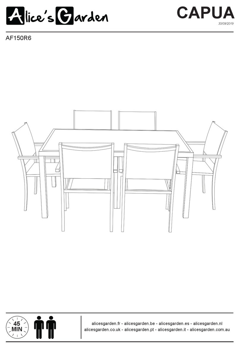 Alice's Garden CAPUA AF150R6 Directions for use
