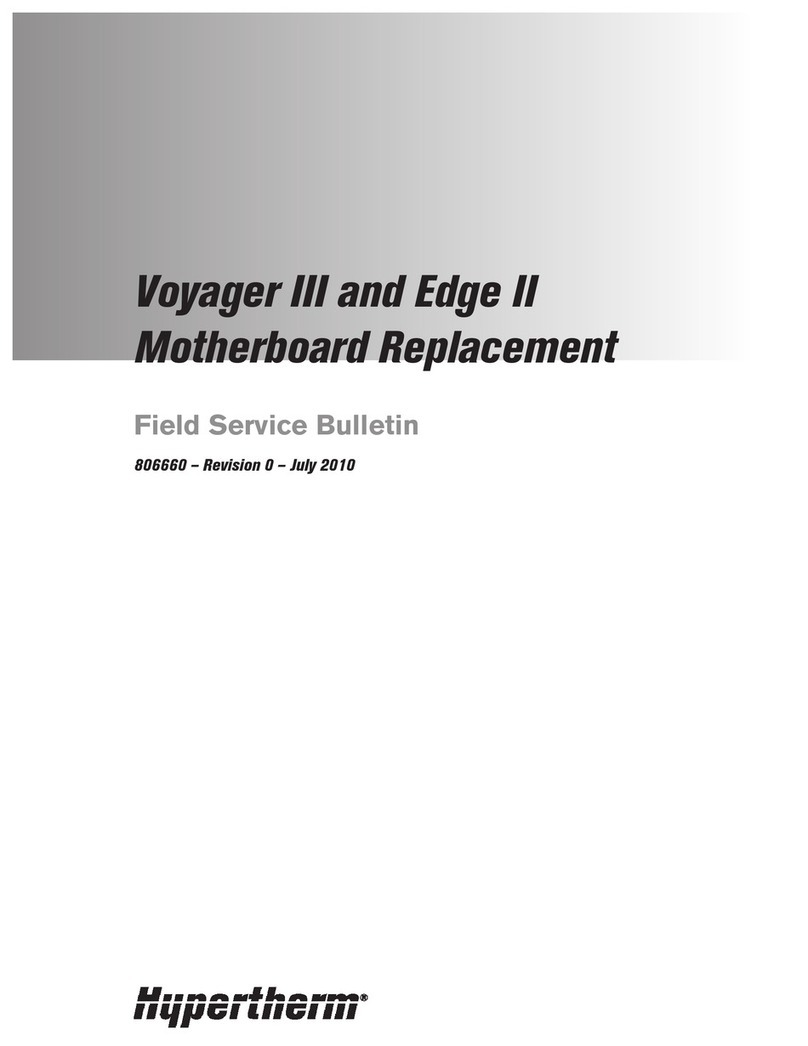 Hypertherm Voyager III Reference manual