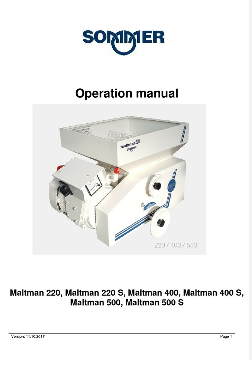 SOMMER Maltman 220 Operation manual
