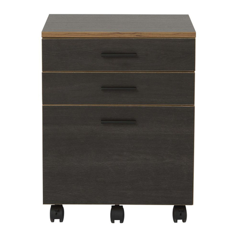 Otto CONTOUR 3 DRAWER PEDESTAL JBCONT3DPD User manual