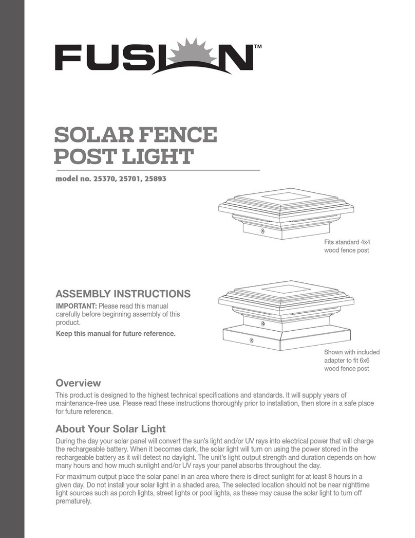 Fusion 25370 User manual