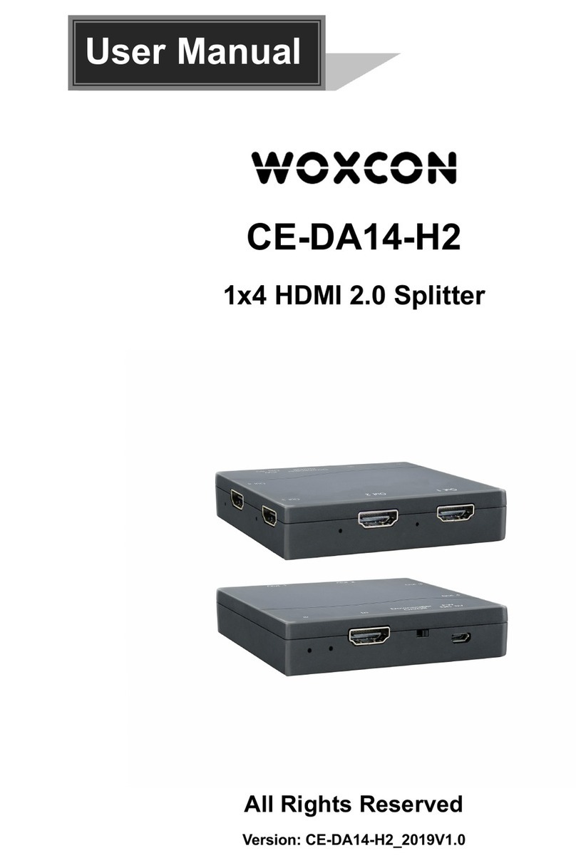 Woxcon CE-DA14-H2 user manual