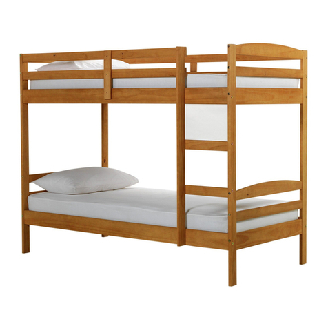 Argos 2FT6 Josie Shorty Bunk Bed 436/6733 User manual