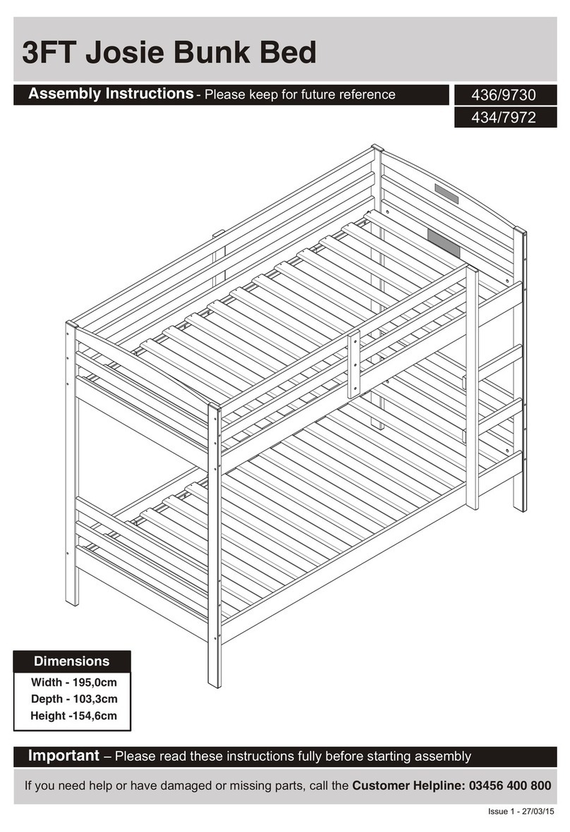Argos 3FT Josie 436/9730 Assembly instructions