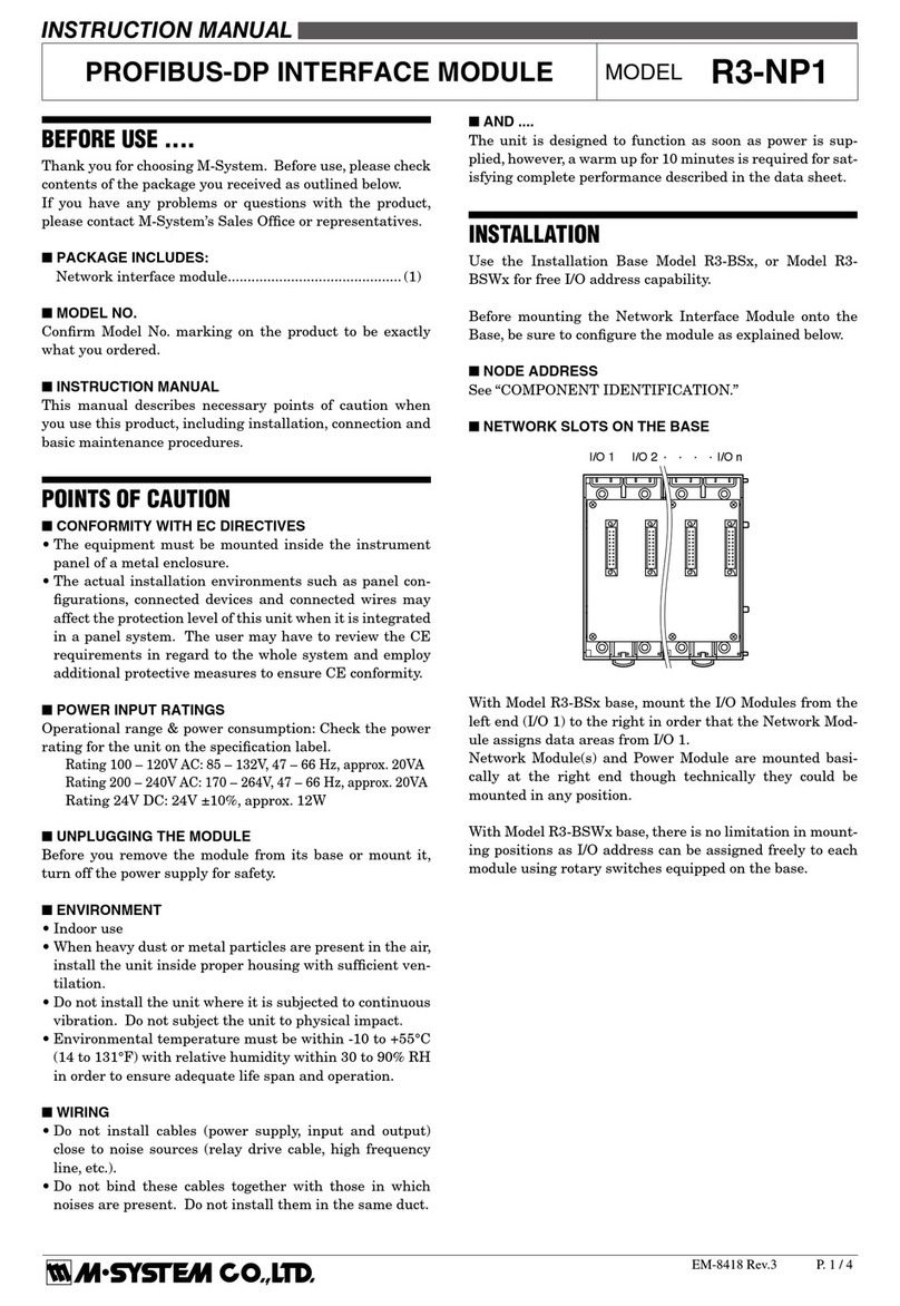 M-system R3-NP1 User manual