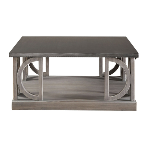 Universal Furniture EXPLORE HOME Carlton Cocktail Table User manual Universal Furniture EXPLORE HOME Carlton Cocktail Table User manual
