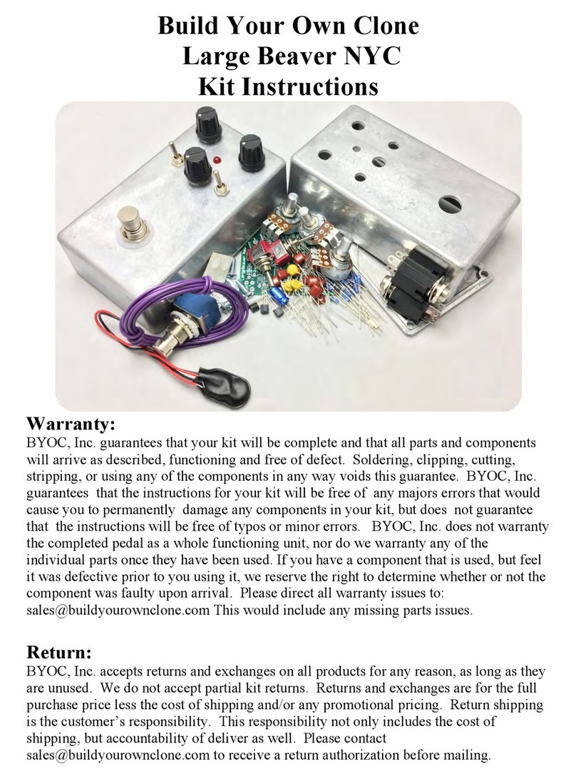 BYOC Large Beaver NYC User manual