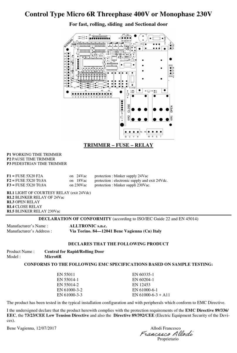 ALLTRONIC Micro6R manual