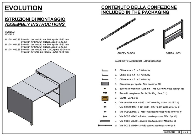 BOX15 EVOLUTION 411/78.1610.25 Assembly instructions BOX15 EVOLUTION 411/78.1610.25 Assembly instructions