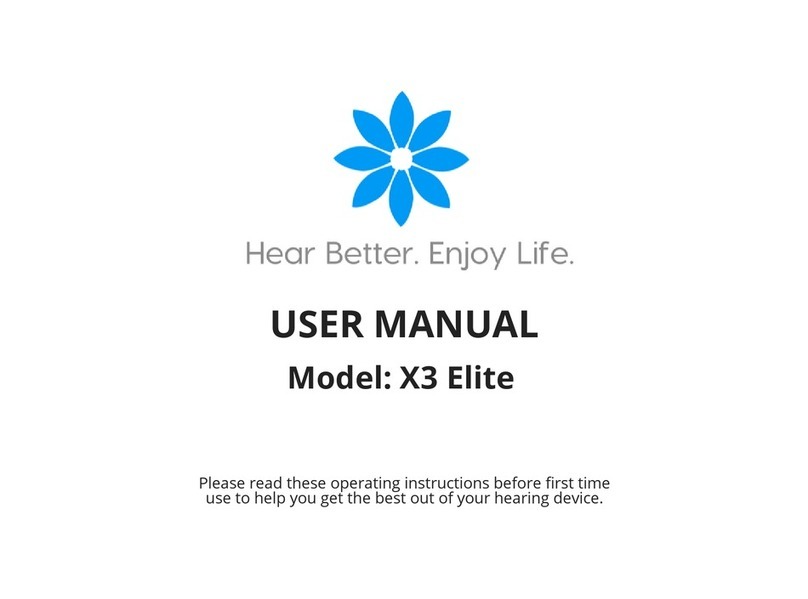 HearBloom X3 Elite user manual