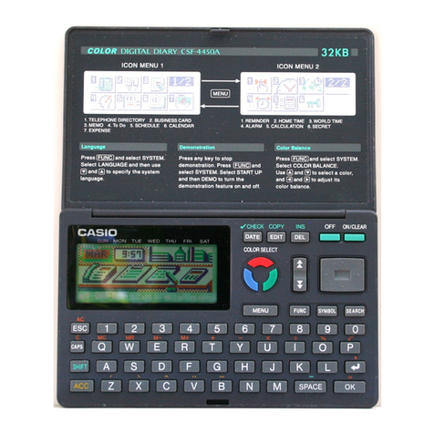 Casio CSF-4450A Troubleshooting guide