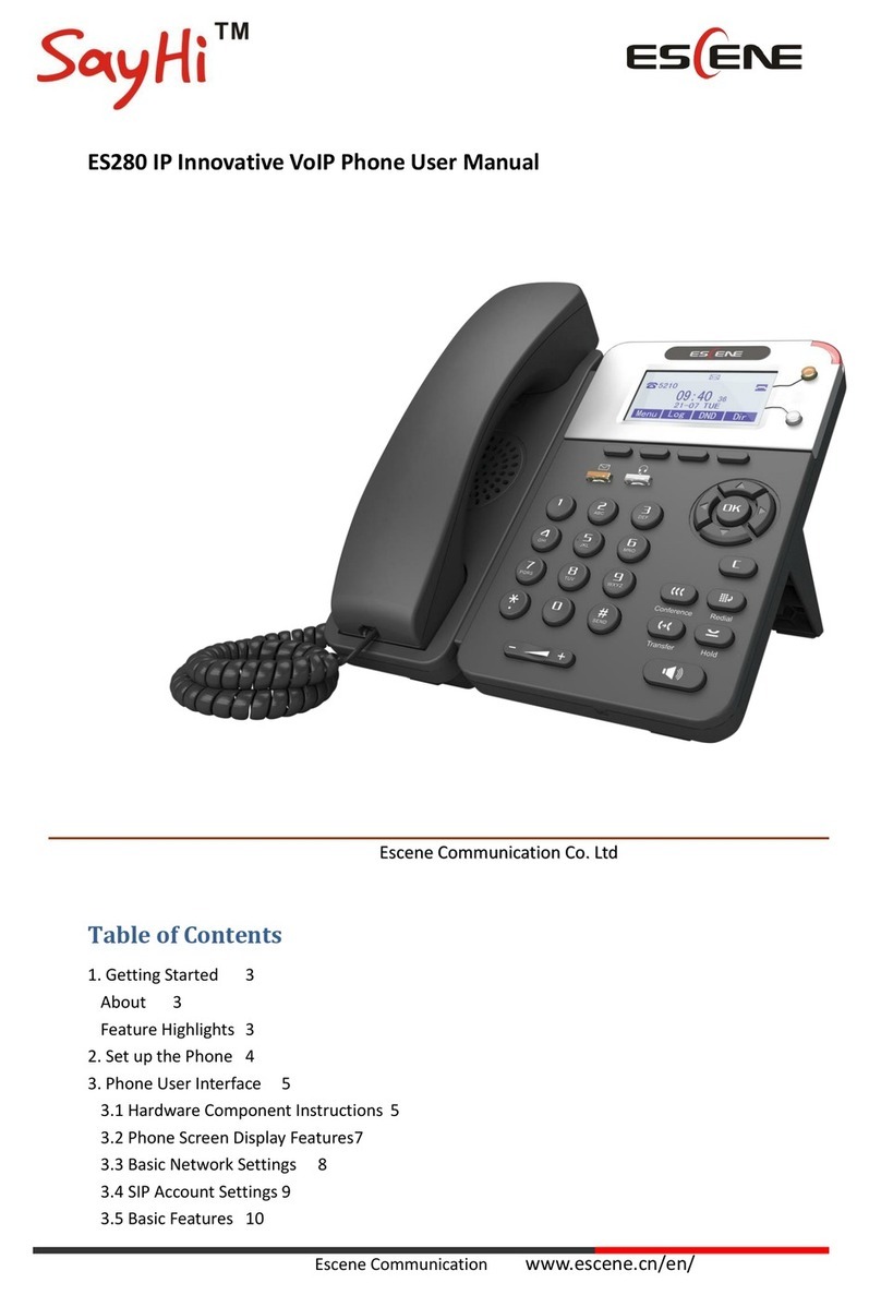 Escene SayHi ES280 User manual
