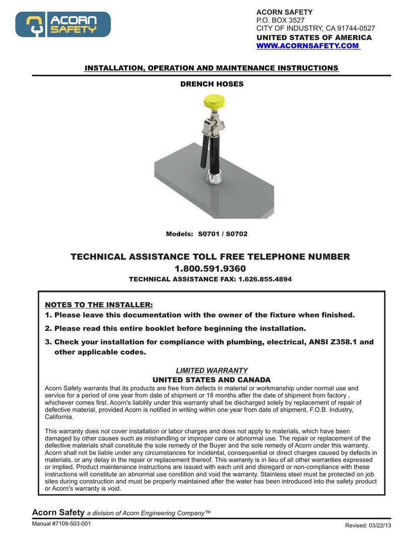 Acorn Safety S0701 Manual