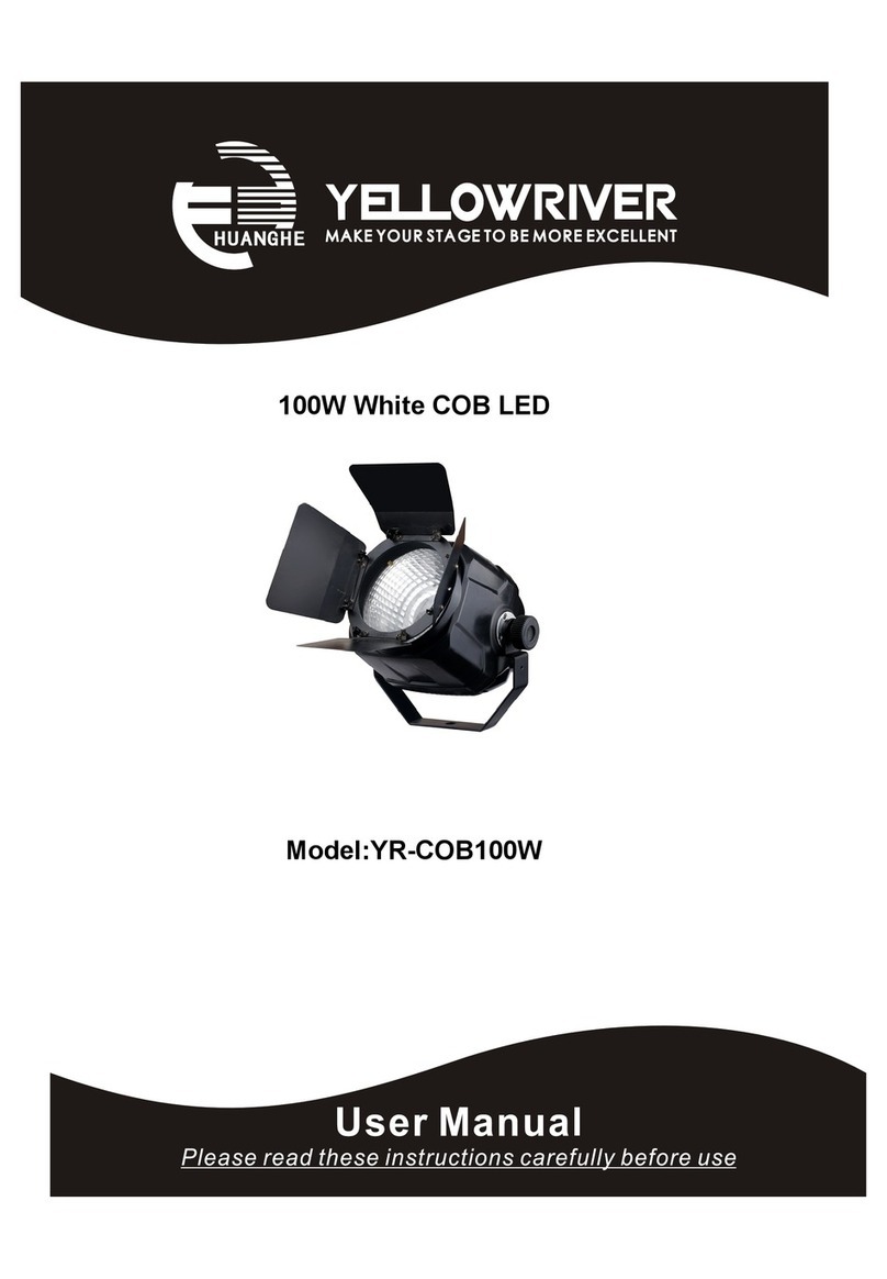 YELLOWRIVER YR-COB100W user manual
