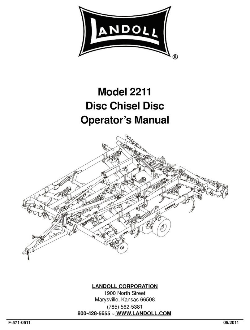 Landoll 2211 Operator's manual