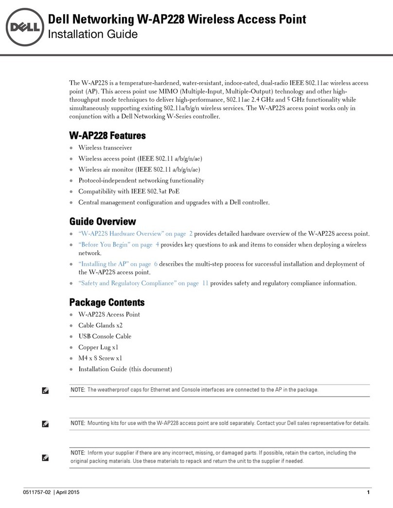 Dell W-AP228 User manual