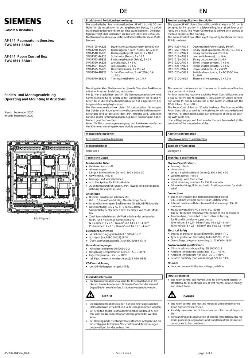 Siemens AP 641 Service manual