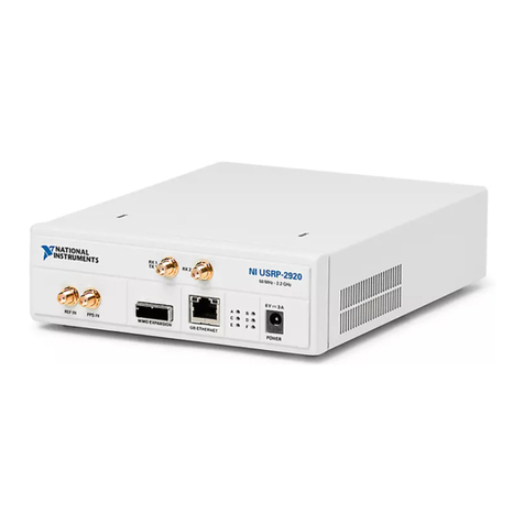 National Instruments USRP-2920 Getting started guide