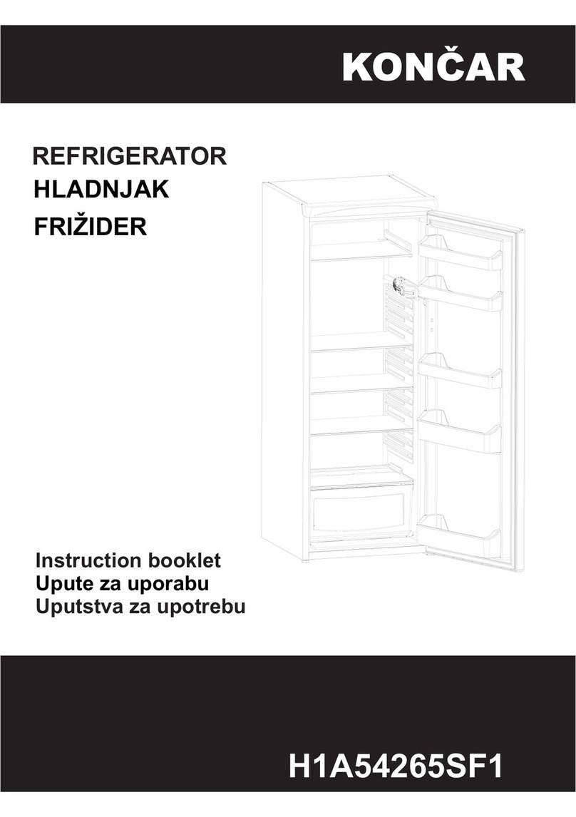 Koncar H1A54265SF1 Instruction booklet